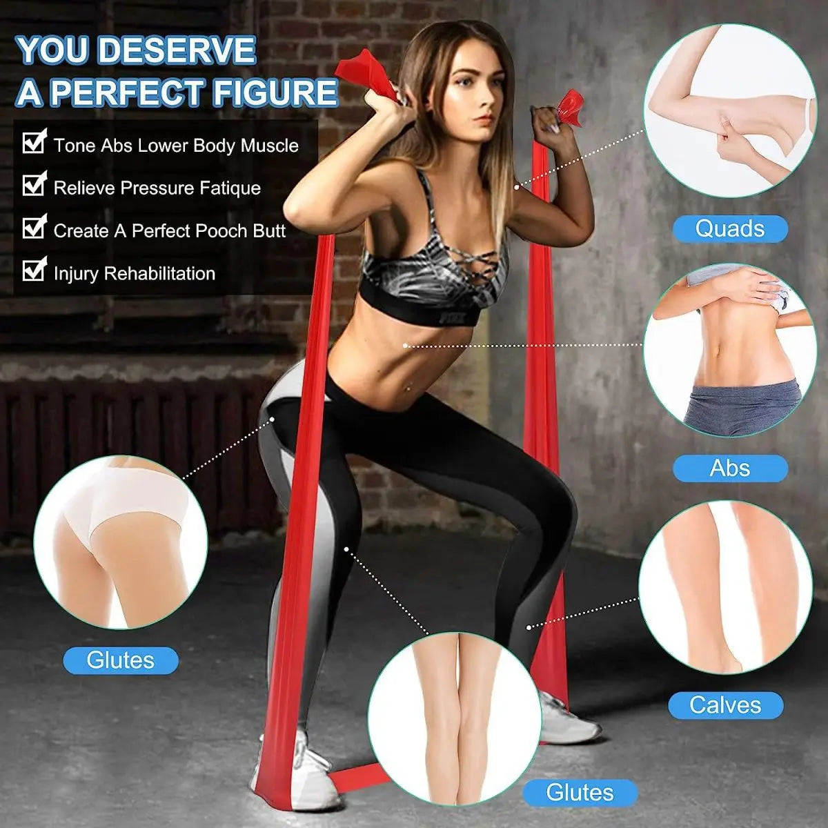 Yoga Elastic Resistance Bands